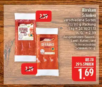 Marktkauf Abraham serrano schinken Angebot