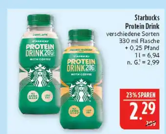 Marktkauf Starbucks protein drink 20g Angebot