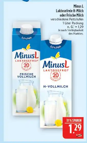 Marktkauf Minus l laktosefreie h-milch Angebot