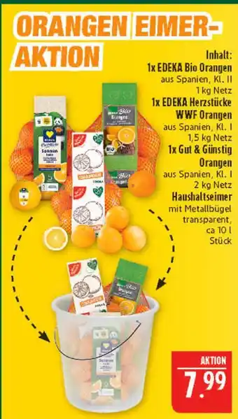 Marktkauf Edeka bio orangen Angebot