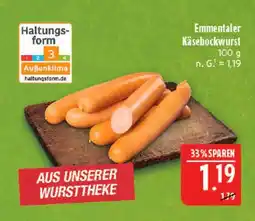 Marktkauf Emmentaler käsebockwurst Angebot