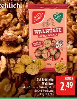 Marktkauf Gut & günstig walnüsse in der schale Angebot