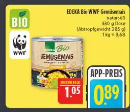 Marktkauf Edeka bio wwf gemüsemais Angebot