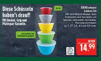 Marktkauf Edeka zuhause schüssel-set Angebot