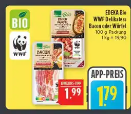 Marktkauf Edeka bio wwf delikatess bacon Angebot