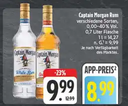E-Center Captain morgan white rum Angebot