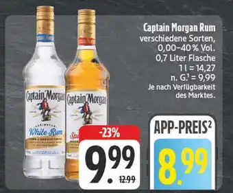 E-Center Captain morgan white rum Angebot