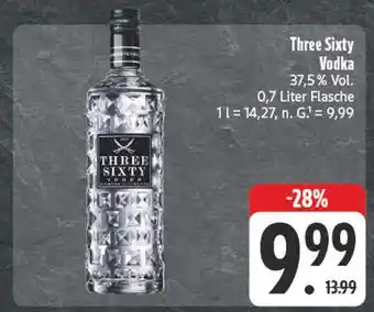 E-Center Three sixty vodka Angebot