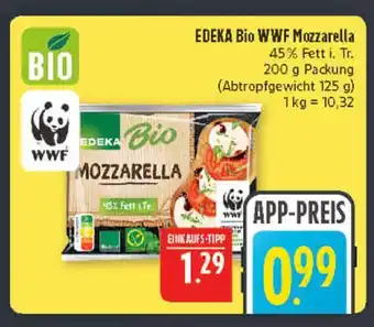 Marktkauf Edeka bio wwf mozzarella Angebot