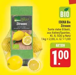 E-Center Edeka bio zitronen Angebot