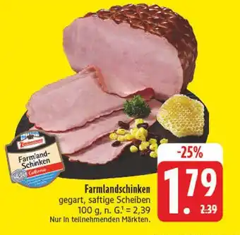 E-Center Zimmermann farmlandschinken Angebot
