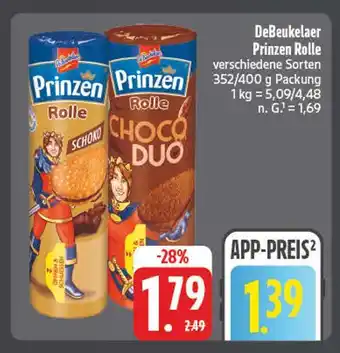 E-Center Debeukelaer prinzen rolle schoko Angebot