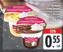 E-Center Ehrmann grand dessert vanille Angebot