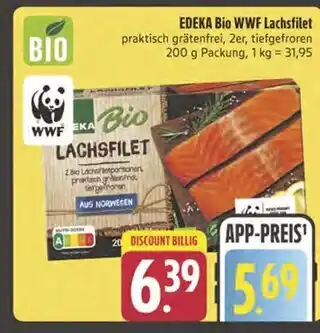 E-Center Edeka bio wwf lachsfilet Angebot