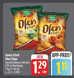 E-Center Funny-frisch ofen chips sour cream Angebot