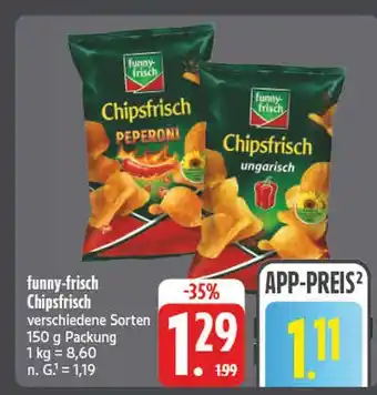 E-Center Funny-frisch chipsfrisch peperoni Angebot