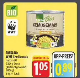 E-Center Edeka bio wwf gemüsemais Angebot