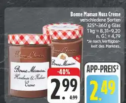 E-Center Bonne maman nuss creme Angebot