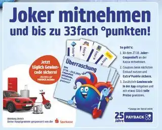E-Center Payback joker couponheft Angebot
