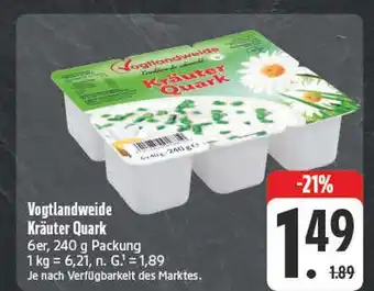 E-Center Vogtlandweide kräuter quark Angebot
