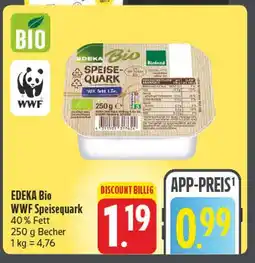E-Center Edeka bio wwf speisequark Angebot