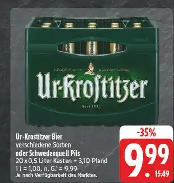 E-Center Ur-krostitzer bier Angebot
