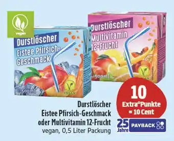 E-Center Durstlöscher eistee pfirsich-geschmack Angebot