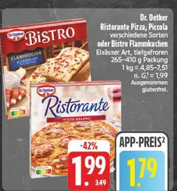 E-Center Dr. oetker ristorante pizza salame Angebot