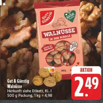 E-Center Gut & günstig walnüsse Angebot