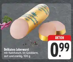 E-Center Delikatess leberwurst Angebot