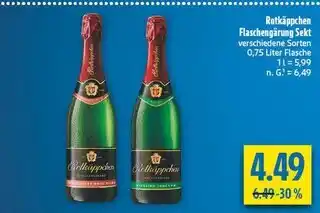 diska Rotkäppchen flaschengärung sekt Angebot