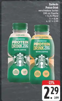 E-Center Starbucks protein drink caffè latte Angebot