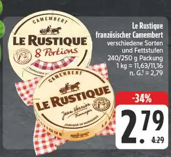 E-Center Le rustique französischer camembert Angebot