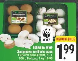E-Center Edeka bio wwf champignons weiß Angebot