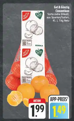 E-Center Gut & günstig clementinen Angebot