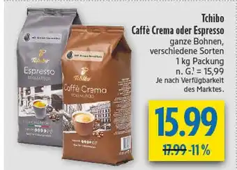diska Tchibo caffè crema Angebot