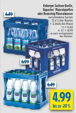 diska Ileburger sachsen quelle mineralwasser Angebot