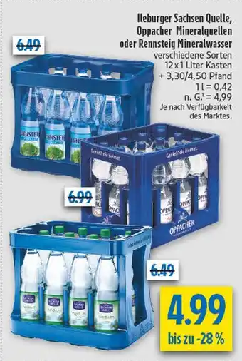 diska Ileburger sachsen quelle mineralwasser Angebot