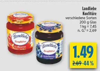 diska Landliebe erdbeeren konfitüre Angebot