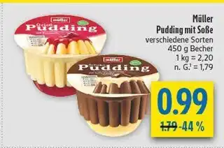 diska Müller vanille pudding mit soße Angebot