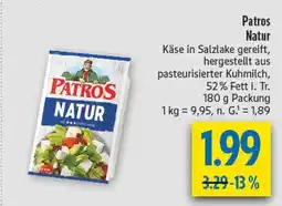 diska Patros natur Angebot