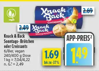 diska Knack & back sonntags-brötchen Angebot