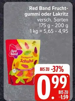 Edeka Red band fruchtgummi schuhe Angebot