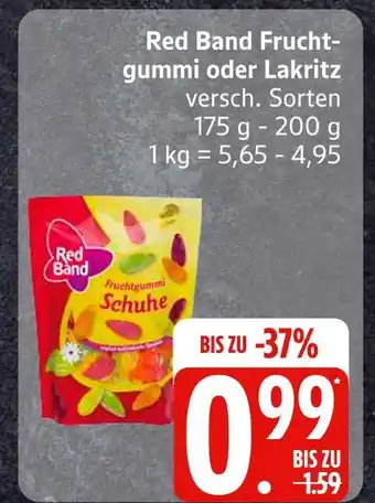 Edeka Red band fruchtgummi schuhe Angebot