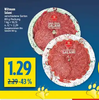 diska Wiltmann geflügel salami Angebot