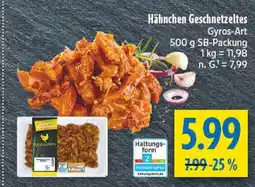 diska Hähnchen geschnetzeltes gyros-art Angebot