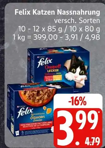 Edeka Felix katzen nassnahrung Angebot