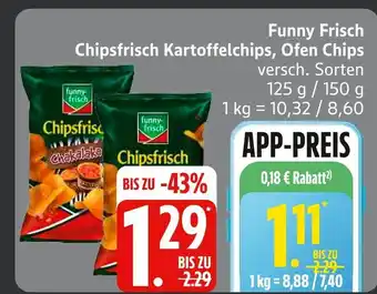 Edeka Funny frisch chipsfrisch kartoffelchips Angebot