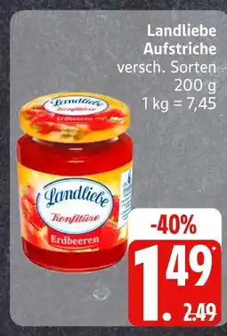 Edeka Landliebe aufstriche erdbeeren Angebot