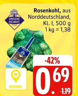 Edeka Unsere heimat rosenkohl Angebot